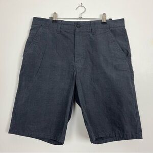 Kenneth Cole Men’s Charcoal‎ Grey Cotton Shorts Size 32 Pockets
